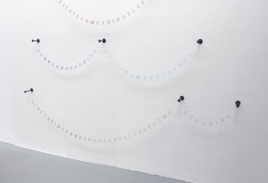 Transparent word banners (So much happening)