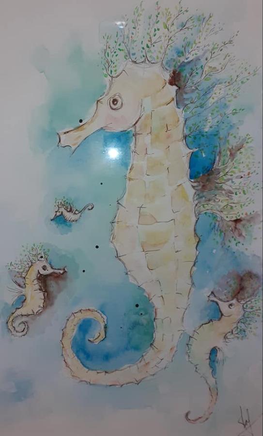 Sea horse forest