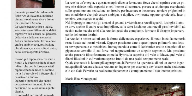 EIKON artmagazine: Gaia Ferrario a cura di MariaRita Montagnani