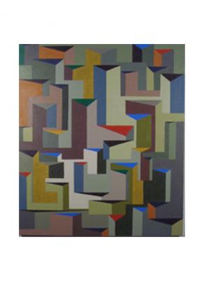 Città  olio su tela  50x60    2005