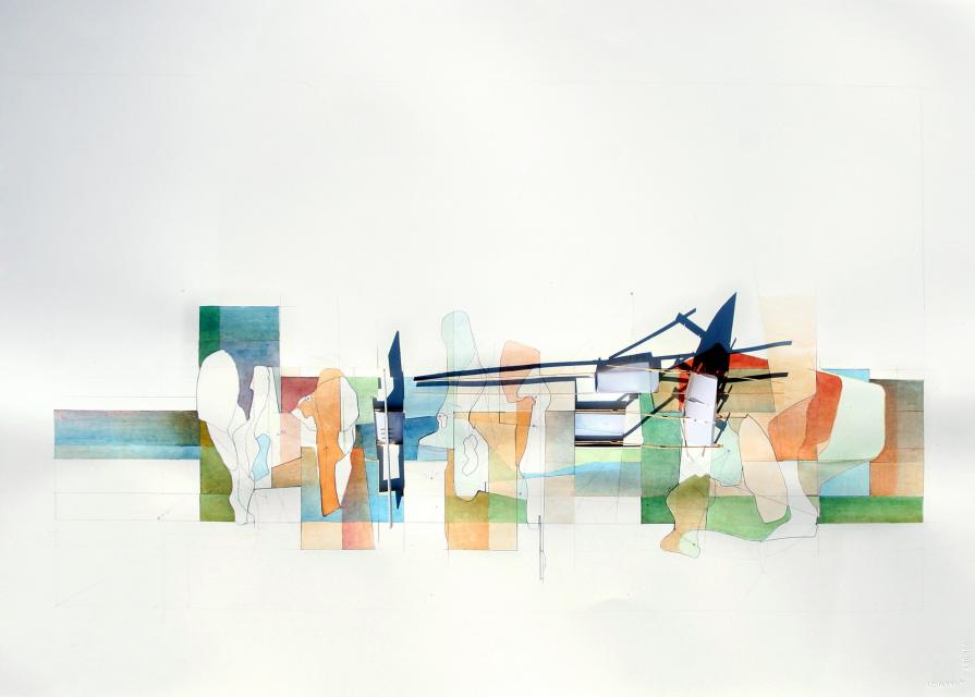 Shadows Etched into Surface