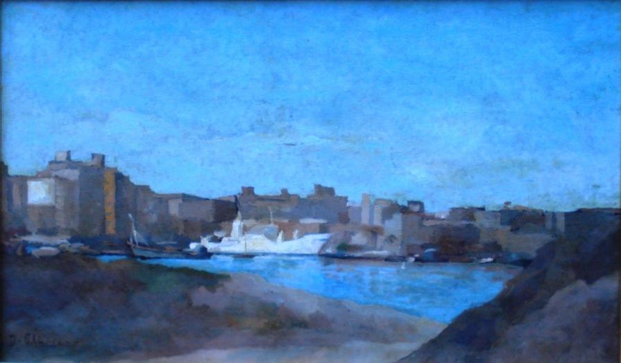 Domenico Abbriano – Il porto di Milazzo Domenico Abbriano – Il porto di Milazzo