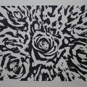 Rosa - Linoleografia
