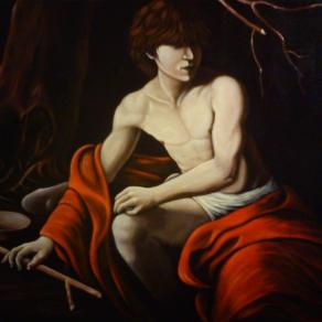 Riposo del Battista da Caravaggio