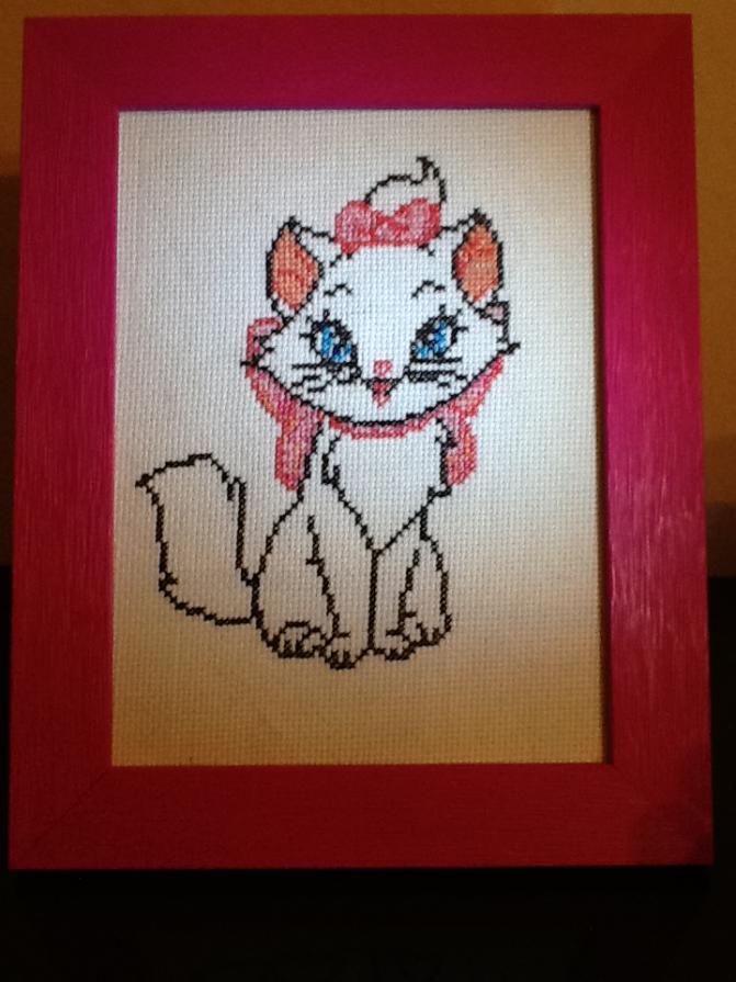 Un quadro per il mio corridoio tutto rosa