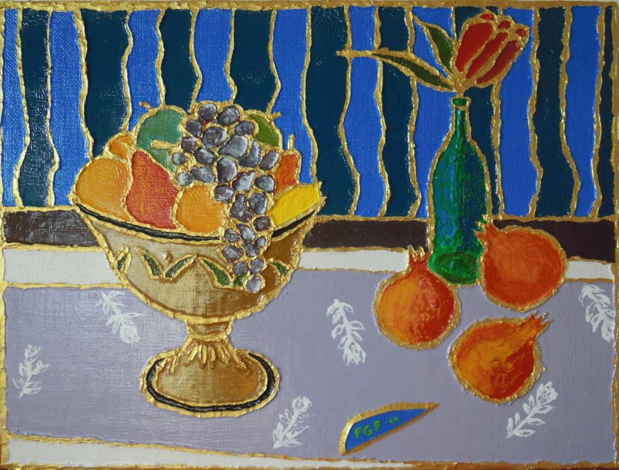 FIORI e N MORTE (con frutta e fiore)