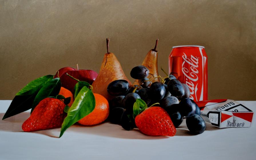 Fruit coke and cigarettes