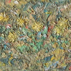 biodivesità-affresco su isolante polistirene- 60x50x2