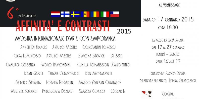 AFFINITA’ E CONTRASTI 6° EDIZIONE 