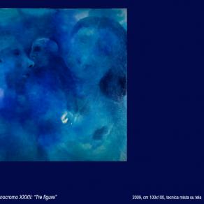 monocromo XXXII tre figure