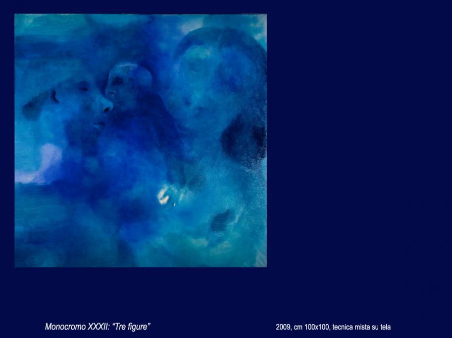 monocromo XXXII tre figure