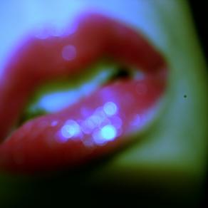lips in cyan