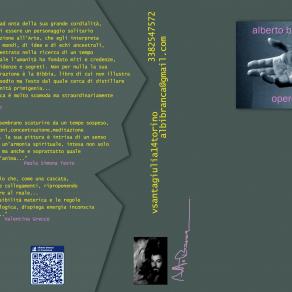 Brochure di Alberto Branca con testo critico di Aldo Pero, Paola Simona Tesio e Valentina Grecco