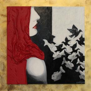 La dama bianca "sognando M.C.Hescher"