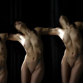 Trittico di una crocifissione