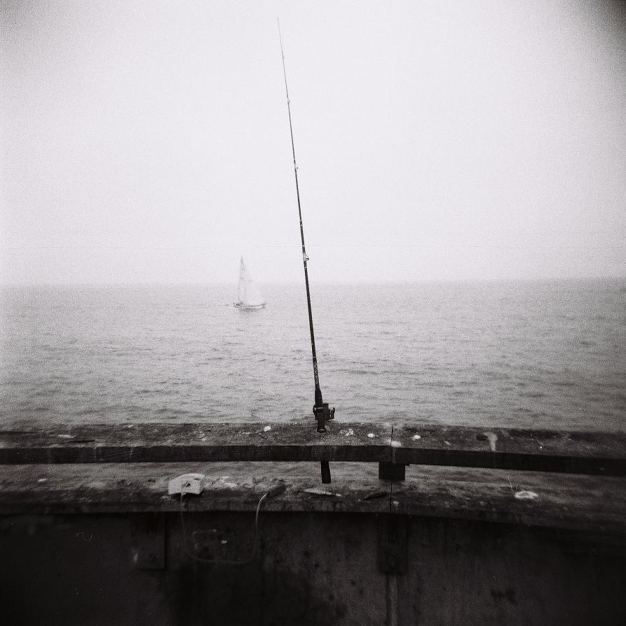 canna da pesca ed oceano (Venice Beach, 2010)