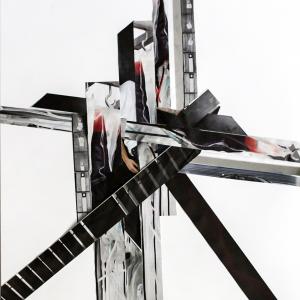 Paper cut collage (Pillar)