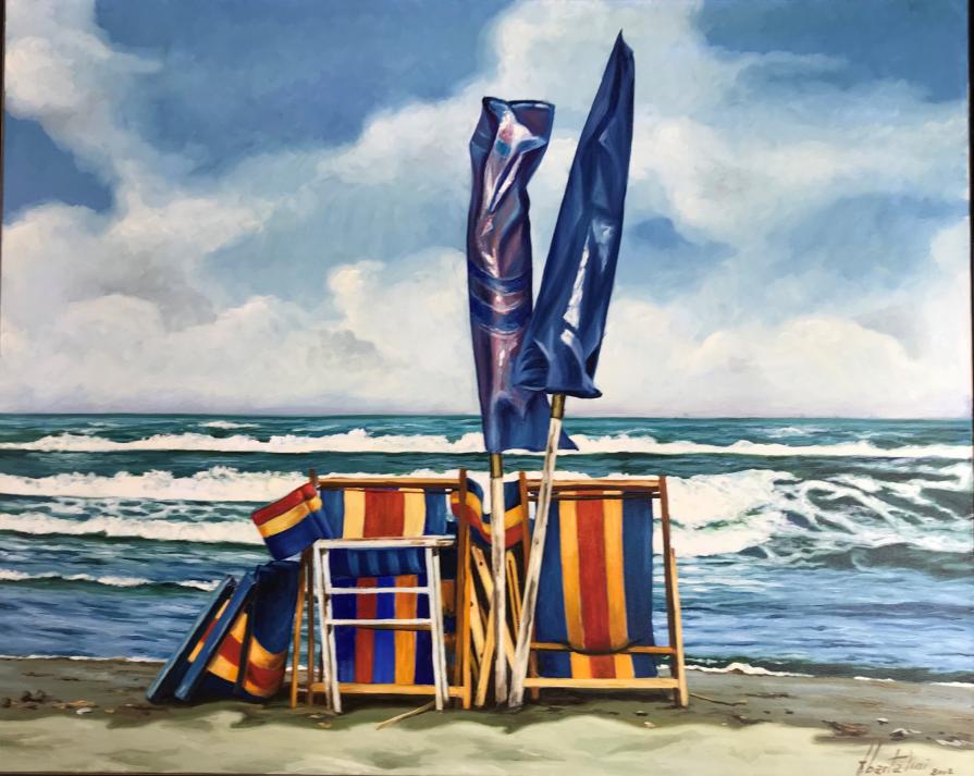 Fidio Bartalini - Marina - olio su tela - 100 x 80 Fidio Bartalini - Marina - olio su tela - 100 x 80