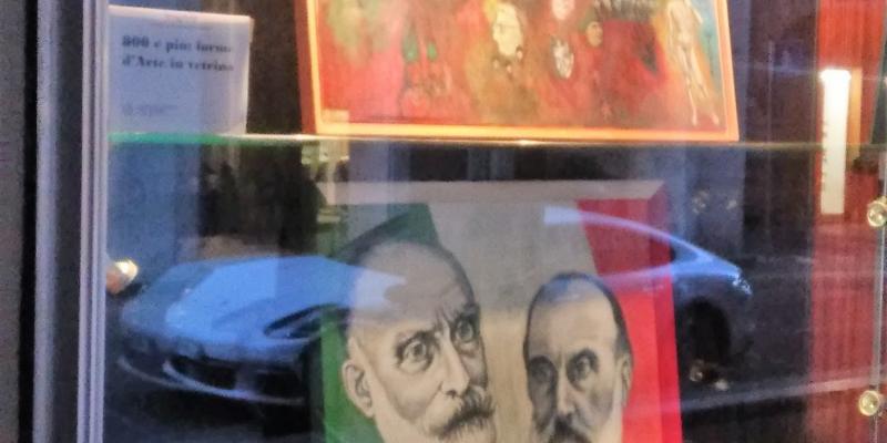 "800 and more: art forms in the window" Romagna Chamber of Commerce, Anny Wernert from 8 March to 8 April.