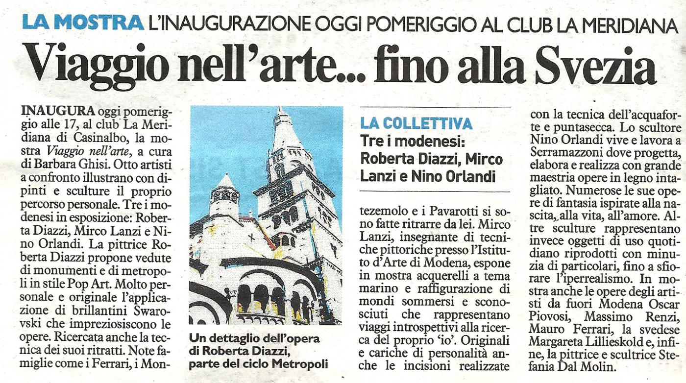 TANTISSIMI AMICI...A VIAGGIO NELL'ARTE alla MERIDIANA DI MODENA