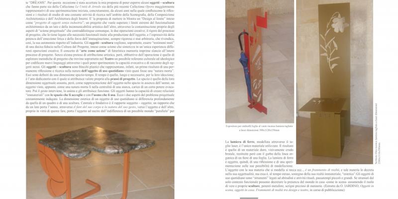 GLI OGGETTI SCULTURA