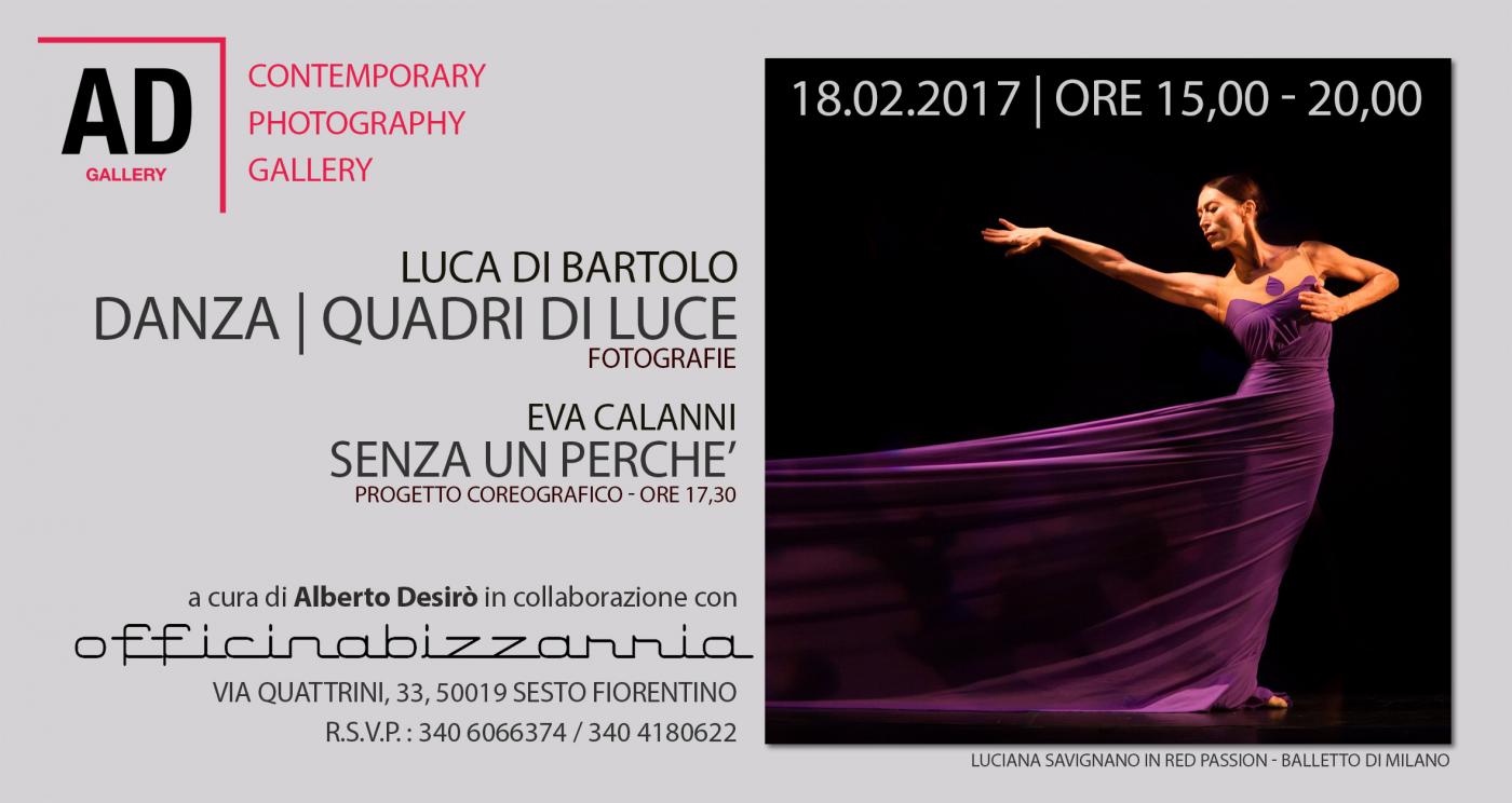 Danza | Quadri di luce - Luca Di Bartolo e Eva Calanni, a cura di Alberto Desirò