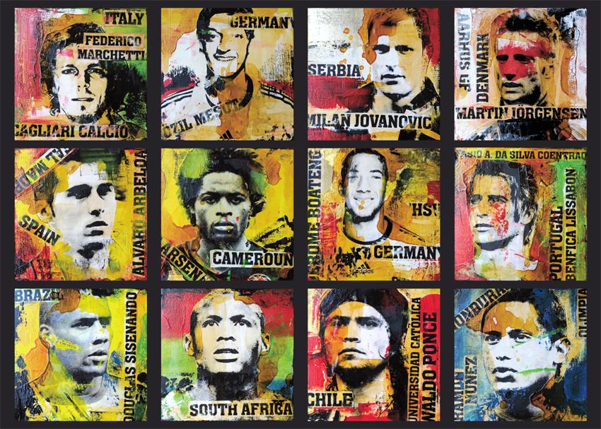 Fussballerportraits 1-12