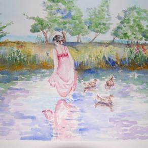 Passeggiata nel fiume