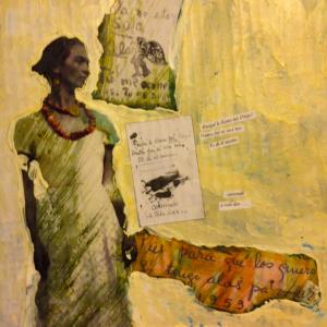 looking trough the window