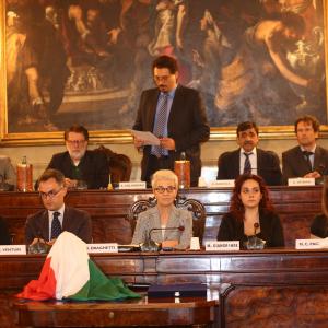 Cerimonia conferimento del Premio "Città delle Dame" a Martina Giangrande- Provincia di Bologna -