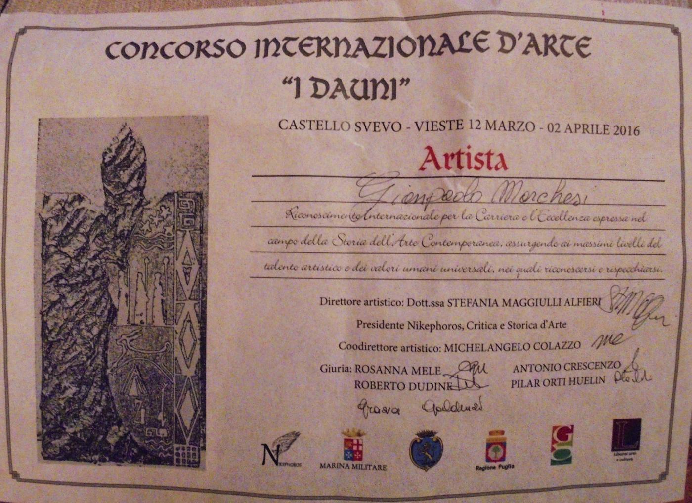 CONCORSO INTERNAZIONALE "I DAUNI"