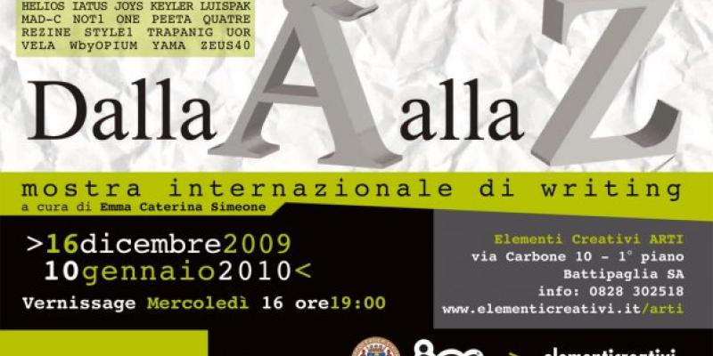 from A to Z international writing exhibition