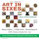 Carla Strozzieri joins distinguished artists in juried group show, in Narrowburg, NY "ART IN SIXES 2017"