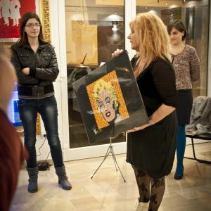 LA GLOBALART GALLERIA D’ARTE CONTEMPORANEA   Presenta la personale   Papiers set Toiles2013 