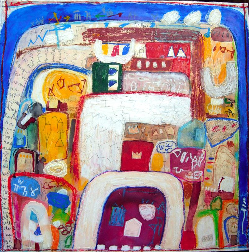 poesia scritta lungo la strada bianca