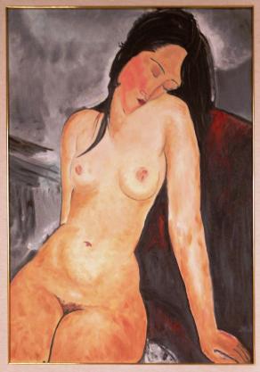 Nudo seduto ( Amedeo Modigliani )