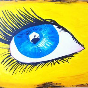 occhio blu