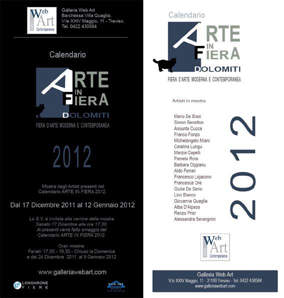 Calendario ARTEINFIERA 2012 Calendario ARTEINFIERA 2012