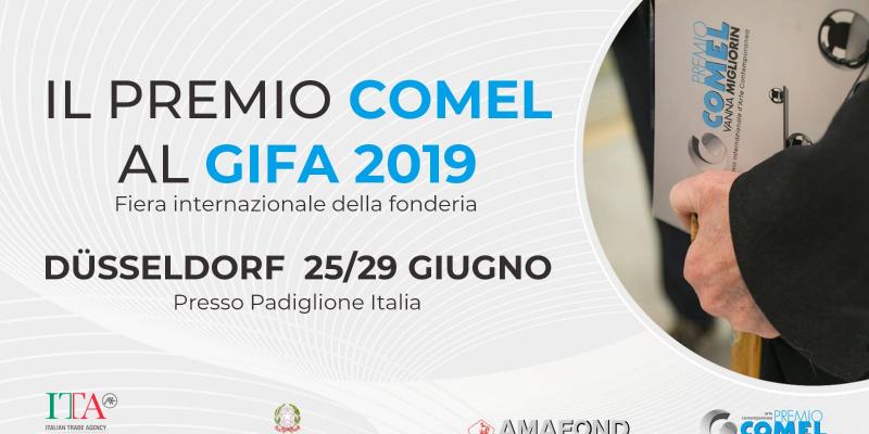 Il Premio COMEL a Düsseldorf come eccellenza del made in Italy al GIFA 2019 Il Premio COMEL a Düsseldorf come eccellenza del made in Italy al GIFA 2019