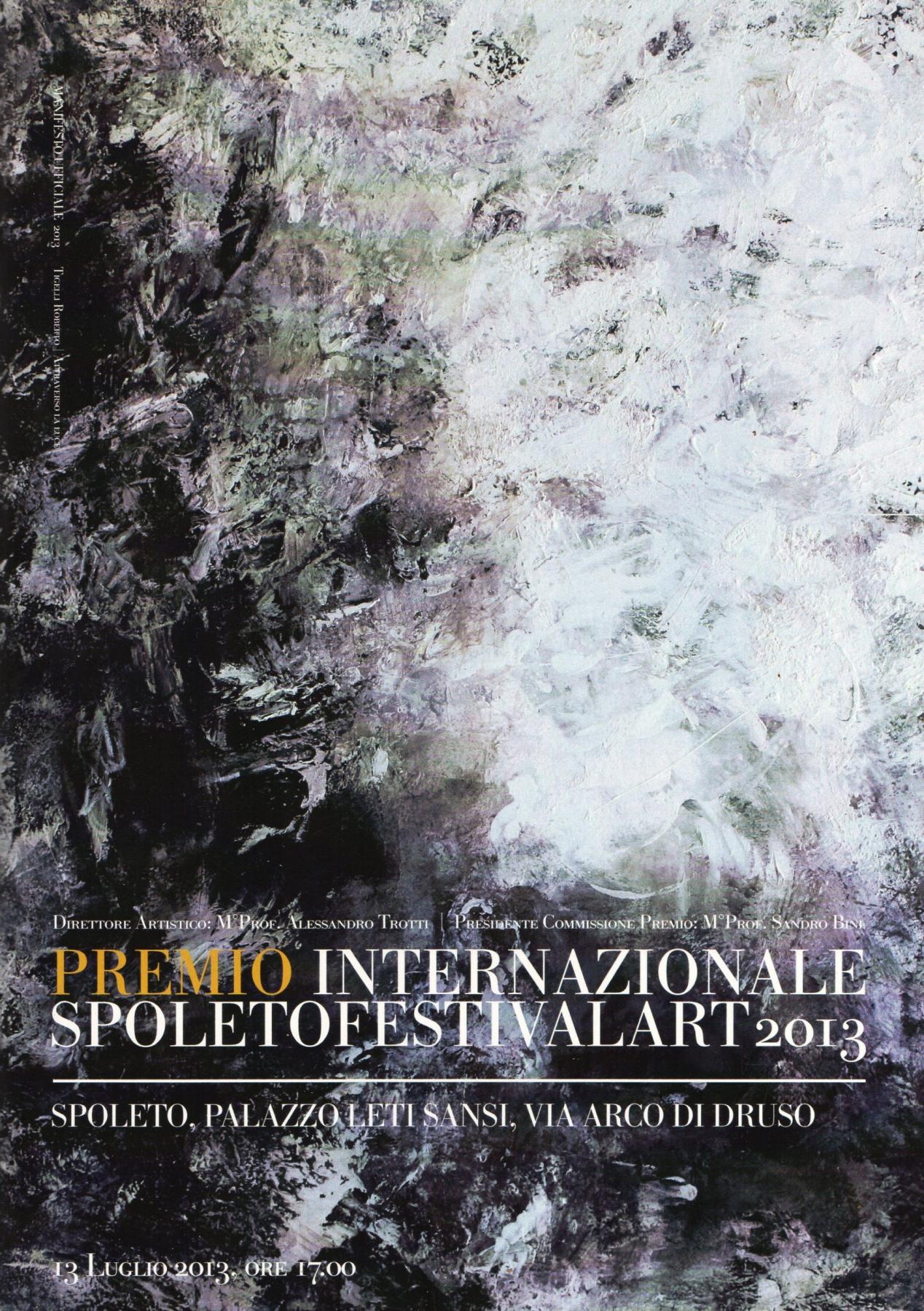 International Spoleto Festival Art Prize 2013.