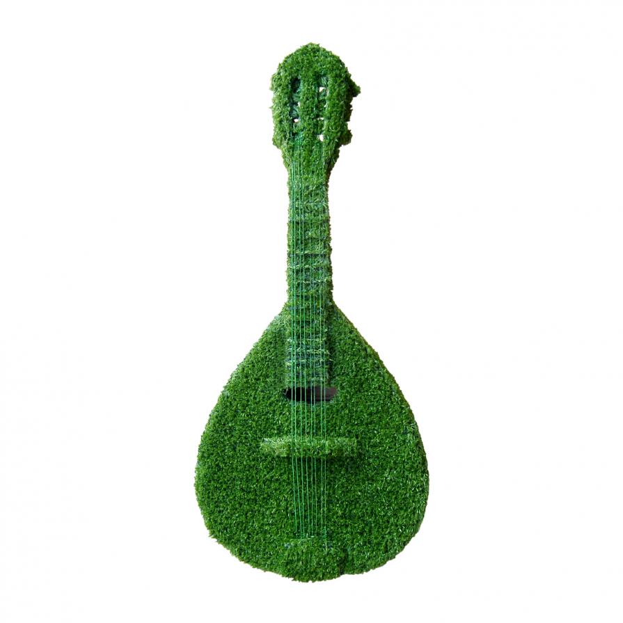 MANDOLINO  (finto prato su oggetto dimensioni reali)