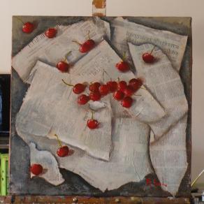 Una cascata di ciliegie