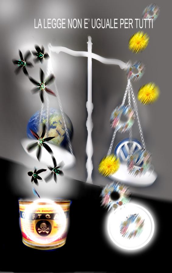 la legge non è uguale per tutti,i tedeschi si sentono superiori,gia' abituati con i gas,in tempi moderni solo per far fiorire EURO