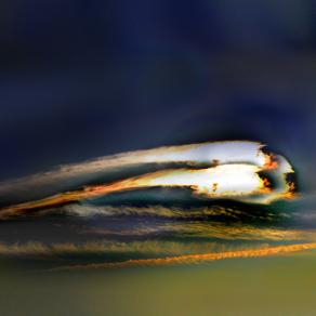 scie chimiche ,o stelle comete. in cielo stassera.