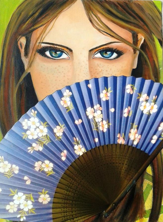la ragazza con il ventaglio