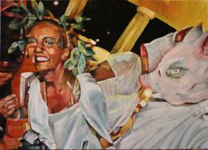 Andrea Savazzi - Pigs #3 (Roman feasts)