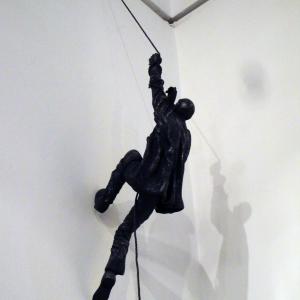 Il Maestro di scultura Denis Raccanelli alla ArteArte di Mantova.