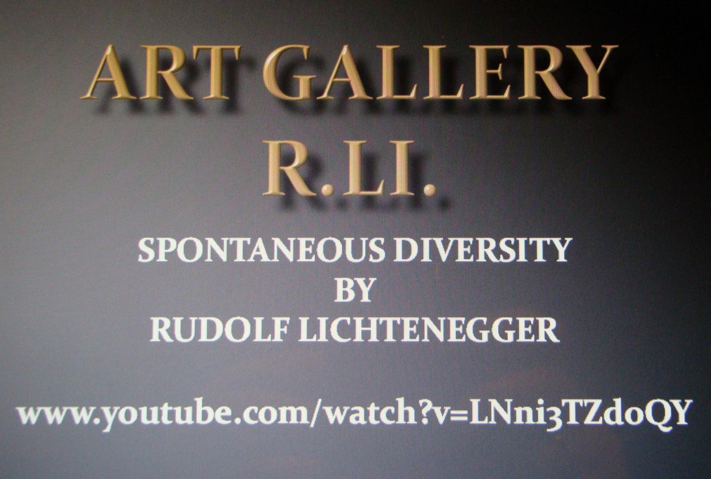 Art GALLERY R. Li Spontaneous Diversity by Rudolf Lichtenegger