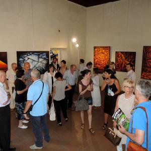 LE FOTO DELL'INAUGURAZIONE di ABSTRACTA A SABBIONETA (MN)