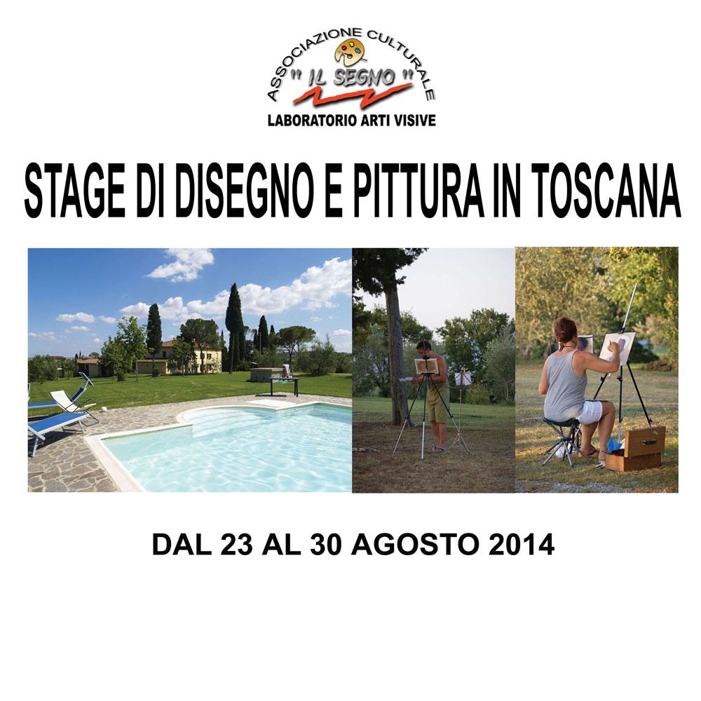 Stage di disegno e pittura in Toscana